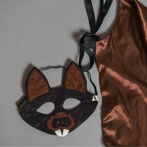 Gender neutral little brown bat costume - Opposite of Far mask; cape